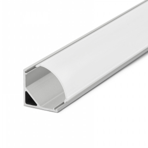 Phenom LED alumínium profil sín 2000 x 16 x 16 mm íves sarok profil (41012A2)