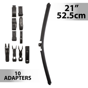 Carguard Ablaktörlő 21"/52,5 cm - 10 db adapterrel (55741N)