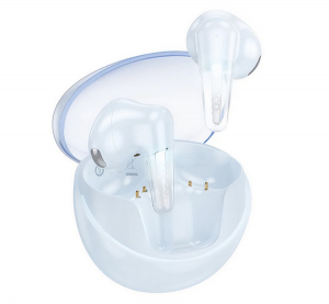 Hoco EW202 bluetooth f&uuml;lhallgat&oacute; SZTEREO (v5.4, TWS, mikrofon + t&ouml;ltőtok) VIL&Aacute;GOSK&Eacute;K (EW202_BLUE)