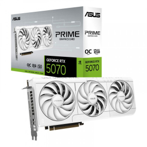 ASUS GeForce RTX 5070 12GB PRIME OC Edition videokártya fehér (PRIME-RTX5070-O12G-WHITE)