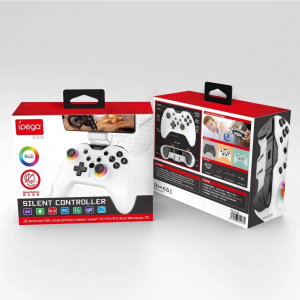 iPega 9111B Bluetooth RGB játékvezérlő Android/iOS/PS3/PS4/PC/N-Switch készülékhez fehér