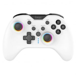 iPega 9111B Bluetooth RGB játékvezérlő Android/iOS/PS3/PS4/PC/N-Switch készülékhez fehér
