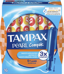 TAMPAX Pearl Compak Super Plus Tampon 16 db