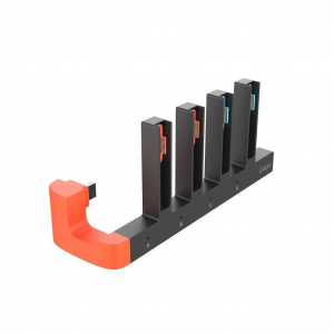 iPega SW2185 t&ouml;ltő&aacute;llom&aacute;s JoyCon kontrollerekhez Nintendo Switch 2 k&eacute;sz&uuml;l&eacute;khez fekete