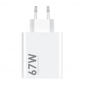 Xiaomi MDY-14-EW USB-A 67W utaz&oacute; t&ouml;ltő feh&eacute;r (Bulk)