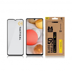 Tactical Glass Shield 5D kijelzőv&eacute;dő Samsung Galaxy M12/A32 5G/A12/A02s k&eacute;sz&uuml;l&eacute;khez fekete