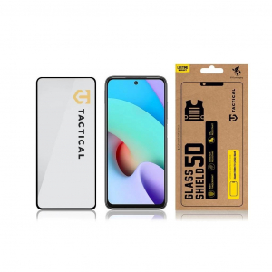 Tactical Glass Shield 5D Xiaomi Redmi 10 (2022) k&eacute;sz&uuml;l&eacute;khez fekete