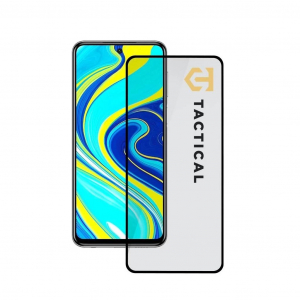 Tactical Glass Shield 5D &uuml;vegf&oacute;lia Xiaomi Redmi Note 9 Pro/9S/9 Pro Max k&eacute;sz&uuml;l&eacute;khez fekete