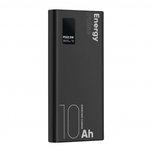 OBAL:ME EnergyPulse hordozható töltő 10000mAh 22.5W fekete
