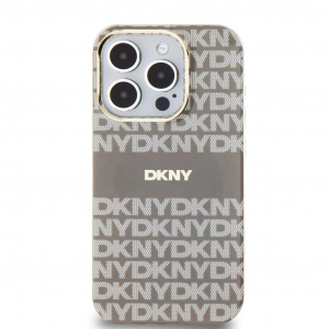 DKNY PC/TPU Repeat Pattern Tonal Stripe Magsafe tok iPhone 13 Pro Max k&eacute;sz&uuml;l&eacute;khez b&eacute;zs
