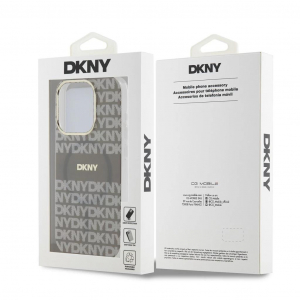DKNY PC/TPU Repeat Pattern Tonal Stripe Magsafe tok iPhone 13 Pro Max k&eacute;sz&uuml;l&eacute;khez b&eacute;zs