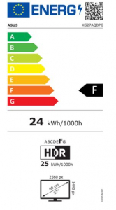 26.5" Asus ROG Strix XG27AQDPG FreeSync Premium Pro monitor