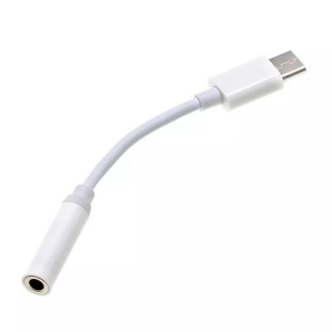 Type-C &aacute;talak&iacute;t&oacute; adapter 3.5mm jack AUX audio csatlakoz&oacute;ra feh&eacute;r