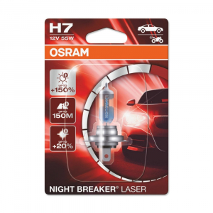 Osram NIGHT BREAKER LASER NEXT GEN. HALOG&Eacute;N IZZ&Oacute; - H7 - 55W - 12V (3064210NL01B)