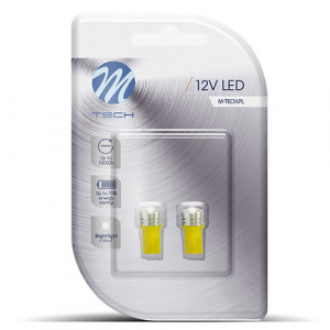 M-Tech , LB015Y T10 Led Izzó, Sárga, 12V W5W (72LB015Y)
