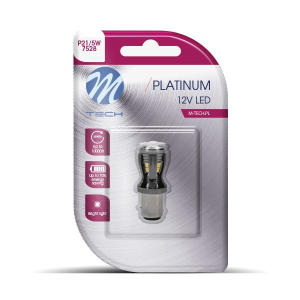 M-Tech , LB821W01B Led Izz&oacute; P21/5W, Feh&eacute;r, Canbus 12V BAY15d (72LB821W01B)