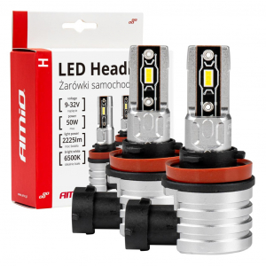 AMiO Led Izz&oacute; H-Mini Sorozat H8/H9/H11/H16 42W 6500K  2db (0503333)