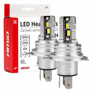 AMiO IZZÓ 12V H4 LED 6500K PÁR (0503331)