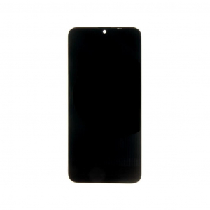 Ut&aacute;ngy&aacute;rtott LCD kijelző + &eacute;rintő egys&eacute;g + el&uuml;lső burkolat Samsung A202 Galaxy A20e k&eacute;sz&uuml;l&eacute;khez fekete