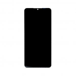 Utángyártott LCD kijelző + érintő egység Samsung A125 Galaxy A12 készülékhez fekete