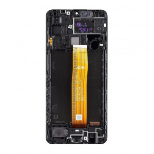 Samsung LCD kijelző + &eacute;rintő egys&eacute;g  A125F Galaxy A12 (Service Pack) k&eacute;sz&uuml;l&eacute;khez