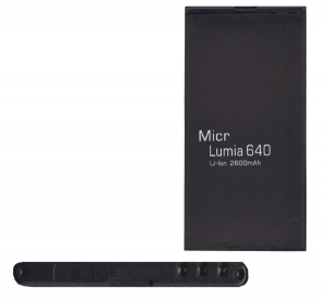 Akku 2600mAh LI-ION (BV-T5C kompatibilis) Microsoft Lumia 640 "Gigapack csomagol&aacute;s" (GP-61692)