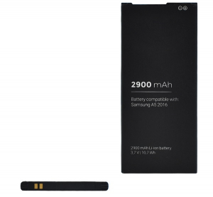 Akku 2900mAh LI-ION (EB-BA510ABE/GH43-04563A kompatibilis) Samsung Galaxy A5 (2016) SM-A510F "Gigapack csomagolás" (GP-67332)