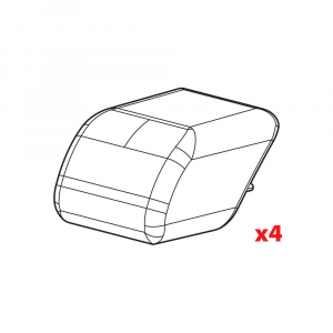 NORDRIVE Csomagtart&oacute; R&uacute;d Z&aacute;r&oacute;sapka Quadra,Rail,Rail-Top Rudakhoz (01N99995)