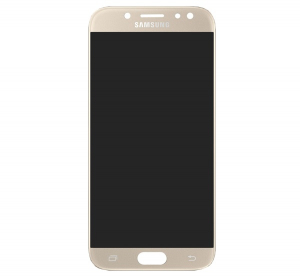 Samsung LCD kijelző + érintőpanel ARANY  Galaxy J5 (2017) SM-J530 EU "Gigapack csomagolás" (GH97-20738C)