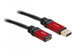 Delock 82755 USB 3.0-A apa / anya prémium hosszabbító kábel, 5 m