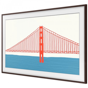 Samsung 85" The Frame TV keret modern barna (VG-SCFA85BWBXC)