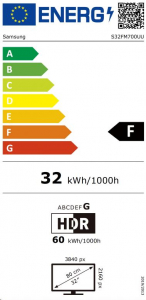 32" Samsung Vision AI Smart monitor M7 M70F 4K fekete (LS32FM700UUXDU)
