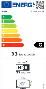 Vivax 32LE20K 32" HD Ready Smart LED TV