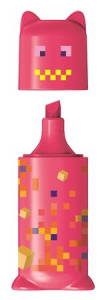Maped Sz&ouml;vegkiemelő k&eacute;szlet, 1-5 mm,  "Pixel Party Mini", 4 k&uuml;l&ouml;nb&ouml;ző sz&iacute;n (IMA743602)