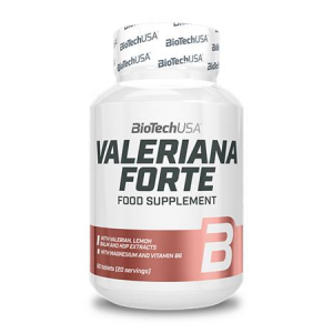 BIOTECH USA Étrend-kiegészítő tabletta, 60 tabletta,  "Valeriana Forte" (KHEBIOUSA105)