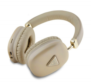 CG MOBILE GUESS SAFFIANO bluetooth fejhallgat&oacute; SZTEREO (v5.3, mikrofon, zajszűrő, IPX4 v&iacute;z&aacute;ll&oacute;, microSD k&aacute;rtyaolvas&oacute;) ARANY (GUBHK1SATSD)