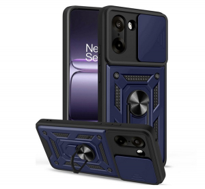 Defender szilikon telefonv&eacute;dő (&uuml;t&eacute;s&aacute;ll&oacute;s&aacute;g, tart&oacute;gyűrű, kamerav&eacute;dő) S&Ouml;T&Eacute;TK&Eacute;K OnePlus Nord CE5 "Gigapack csomagol&aacute;s" (GP-172288)