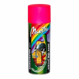 Maestro Akrilfest&eacute;k Vil&aacute;g&iacute;t&oacute; Aeroszol Pink 400 ml (302216)