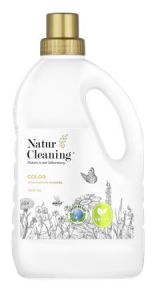 NATURCLEANING Mos&oacute;g&eacute;l, hipoallerg&eacute;n, sz&iacute;nes ruh&aacute;khoz, 1,5 l,  "Color" (KHT1396)