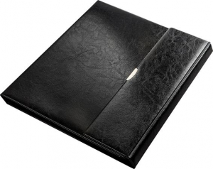 Pantaplast Konferencia mappa, A4, műbőr,  "Optimus", fekete (INP872522F)