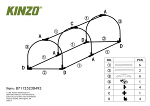 Kinzo Garden melegh&aacute;z alag&uacute;t (30493)