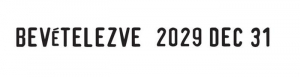 TRODAT D&aacute;tum- &eacute;s sz&ouml;vegb&eacute;lyegző, 12 f&eacute;le sz&ouml;veggel,  "4817" (IT4817)