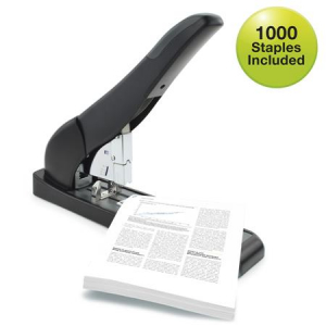 RAPESCO Tűzőg&eacute;p, nagyteljes&iacute;tm&eacute;nyű, 923/10-24, 210 lap,  "ECO HD-210", fekete (IR1551)