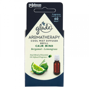 Glade&reg; Aromatherapy Cool Mist Diffuser p&aacute;rologtat&oacute; ut&aacute;nt&ouml;ltő Calm Mind (5000204219685)