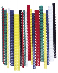 Fellowes Spir&aacute;l, műanyag, 8 mm, 21-40 lap, , 100 db, fekete (IFW53457)