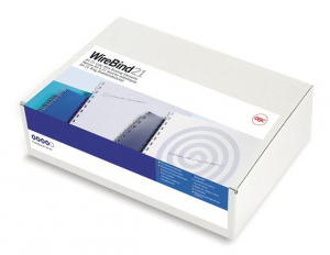 GBC Spir&aacute;l, f&eacute;m, 2:1, 6 mm, 55 lap,  "MultiBind 21", feh&eacute;r (165085)