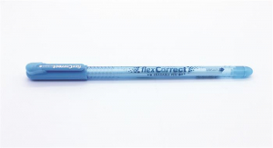 Flexoffice Zsel&eacute;stoll, 0,25 mm, kupakos, t&ouml;r&ouml;lhető,  "FlexCorrect", k&eacute;k (FOZS002K36)