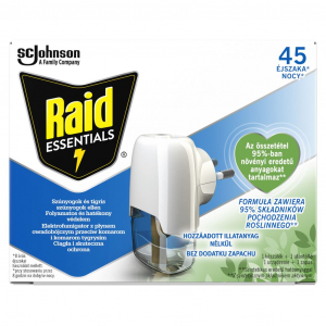 Raid Essential elektromos párologtató készülék 45 éjszakás (5000204328592)