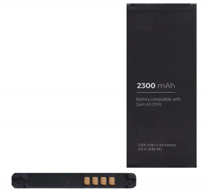 Akku 2300mAh Li-ion (EB-BA310ABE kompatibilis) Samsung Galaxy A3 (2016) SM-A310F "Gigapack csomagol&aacute;s" (GP-66597)
