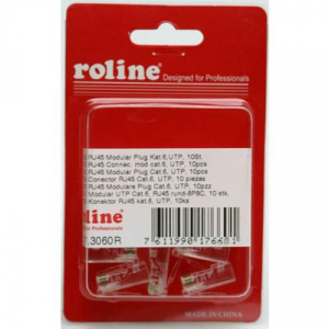 Roline RJ45 UTP dugó 8PC8 10db  (21.17.3060-50)